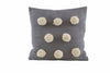 Grey Pom Pom Cushion