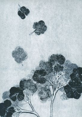 Ink Hydrangea Print A5 Postcard