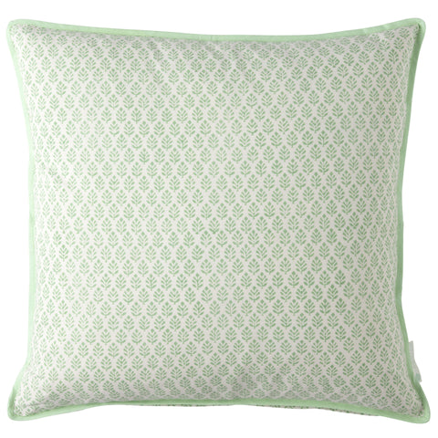Fresh green printed cushion