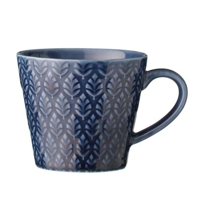Neem Ceramic Mug in Dark Blue