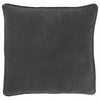 Grey Square Velvet Cushion