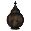 Morrocan style black metal lantern