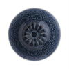 Dark Blue Patterned Stonewear Bowl Medium