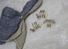Stag Brass Napkin Rings - Set of Four