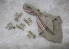Stag Brass Napkin Rings - Set of Four