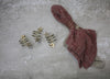 Star Brass Napkin Rings - Set of Four