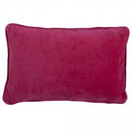 Pink Velvet Button Closure Cushion