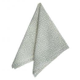 Soft Green Mini Leaf Print Napkin - Set of Four