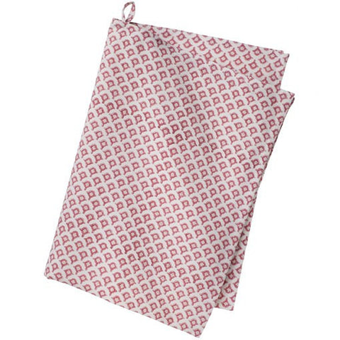 Pink Rose Meena Tea towel