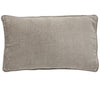 Sand Velvet Button Closure Cushion