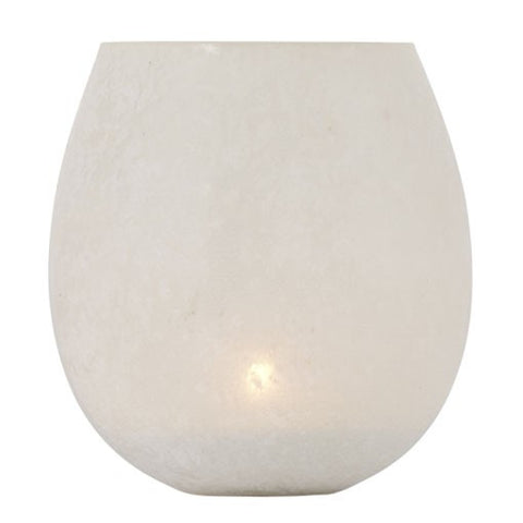 Frosted White Tealight Glasses