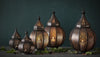 Morrocan style black metal lanterns