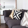 Gold Triangle Cushion